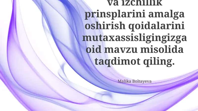 Ta'limda Sistematiklik va Izchillikni Belgilash
