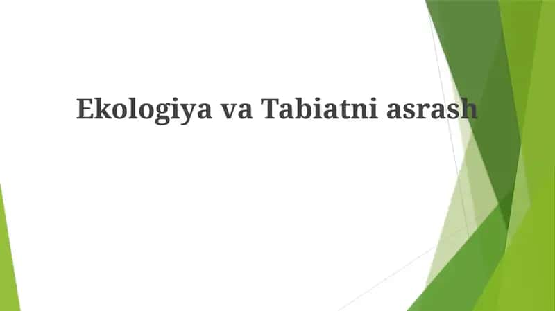 EkologiyavaTabiatniasrash