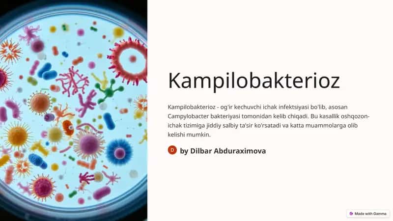 Kampilobakterioz