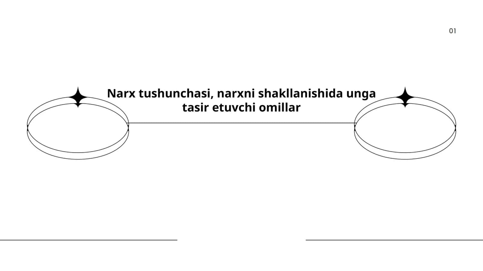 Narx tushunchasi, narxni shakllanishida unga tasir etuvchi omillar