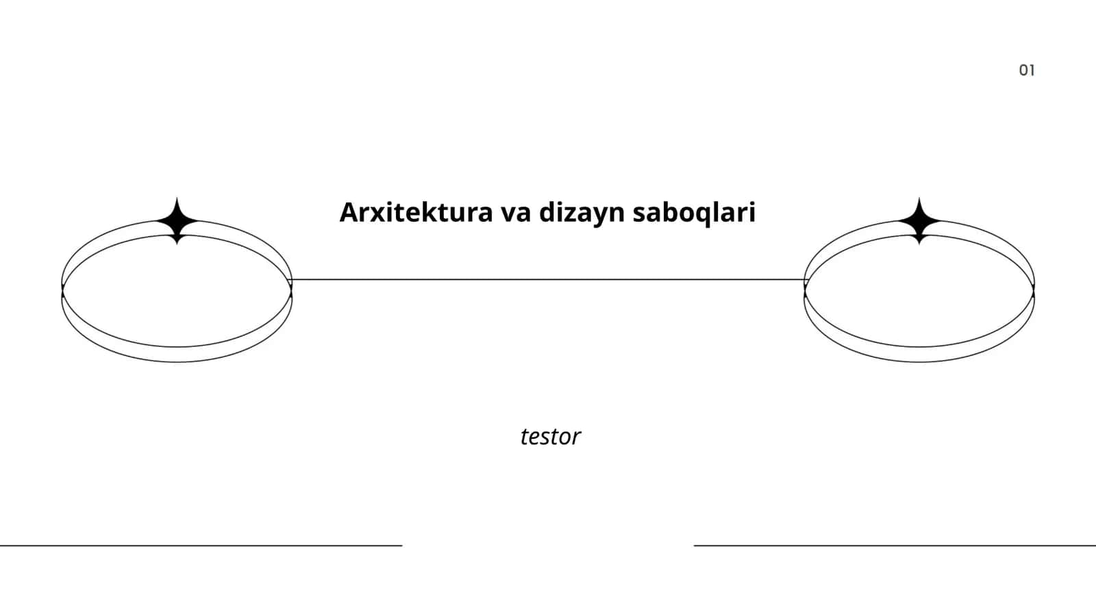 Arxitektura va dizayn saboqlari