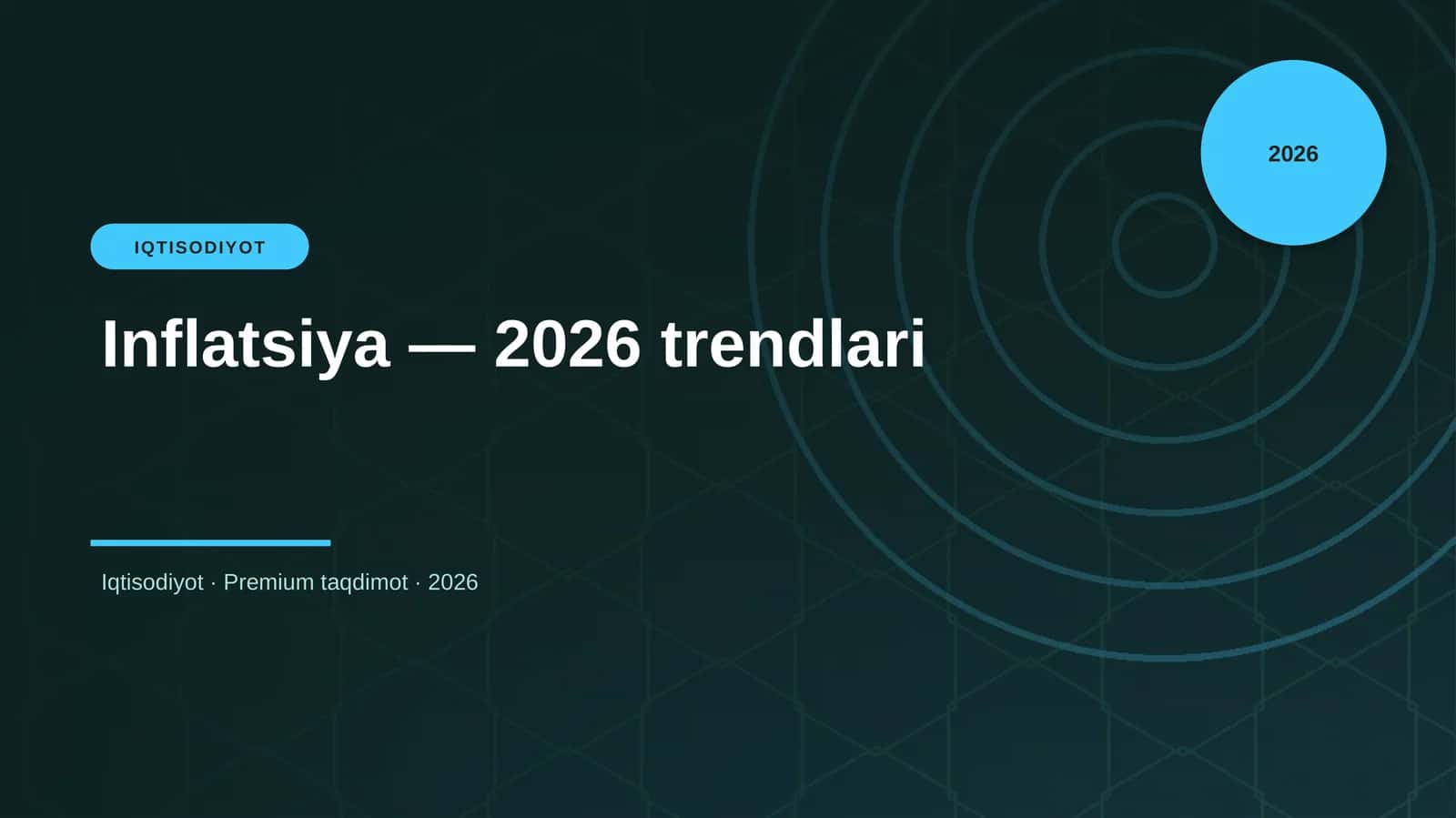 Inflatsiya — 2026 trendlari
