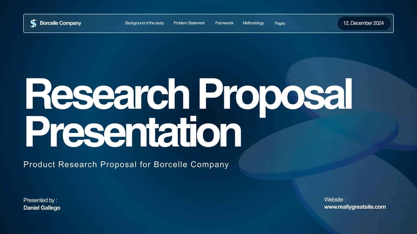 Product Research Proposal for Borcelle Company