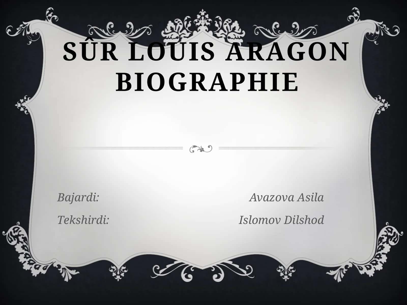 Louis Aragon biographie