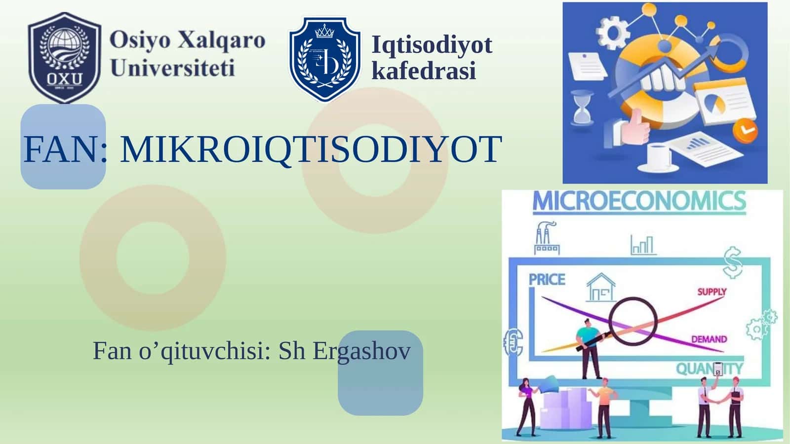 FAN: MIKROIQTISODIYOT