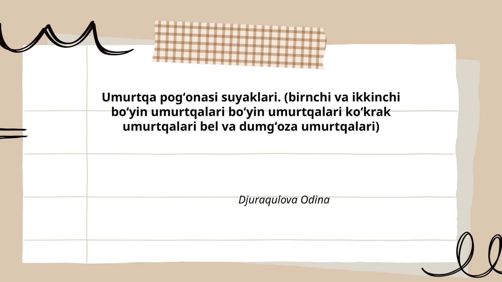 Umurtqa pogʻonasi suyaklari