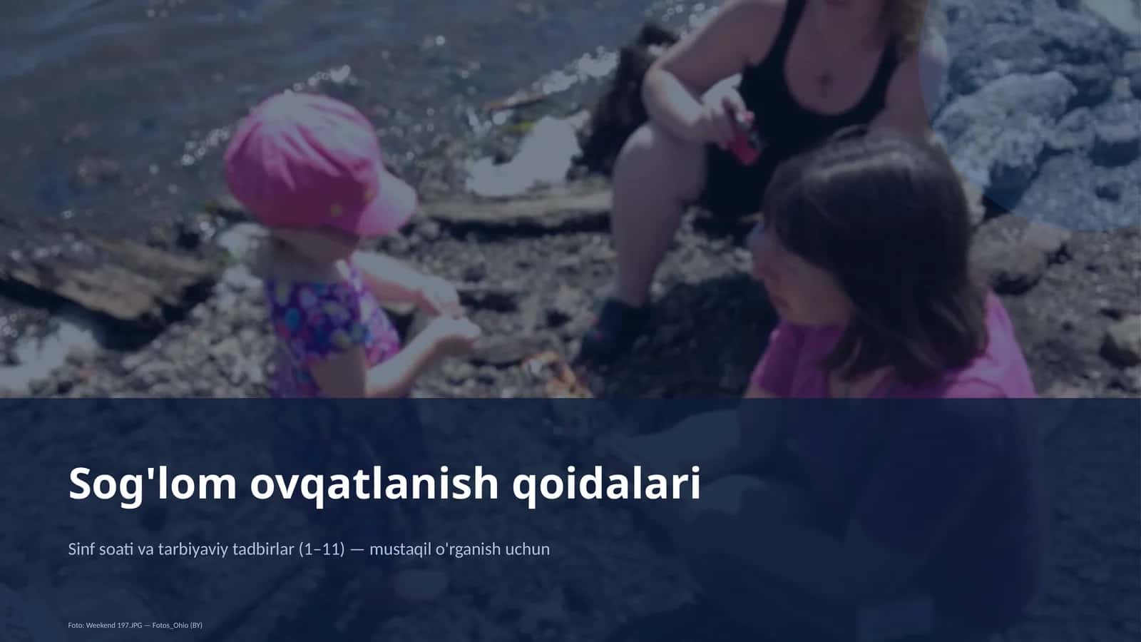 Sog'lom ovqatlanish qoidalari