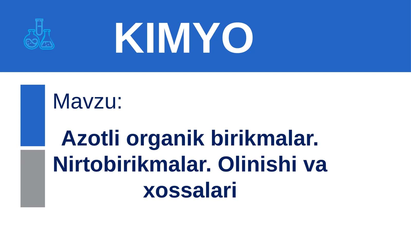 Azotli organik birikmalar