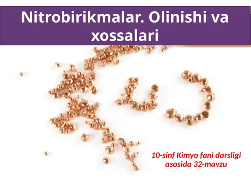 Nitrobirikmalar