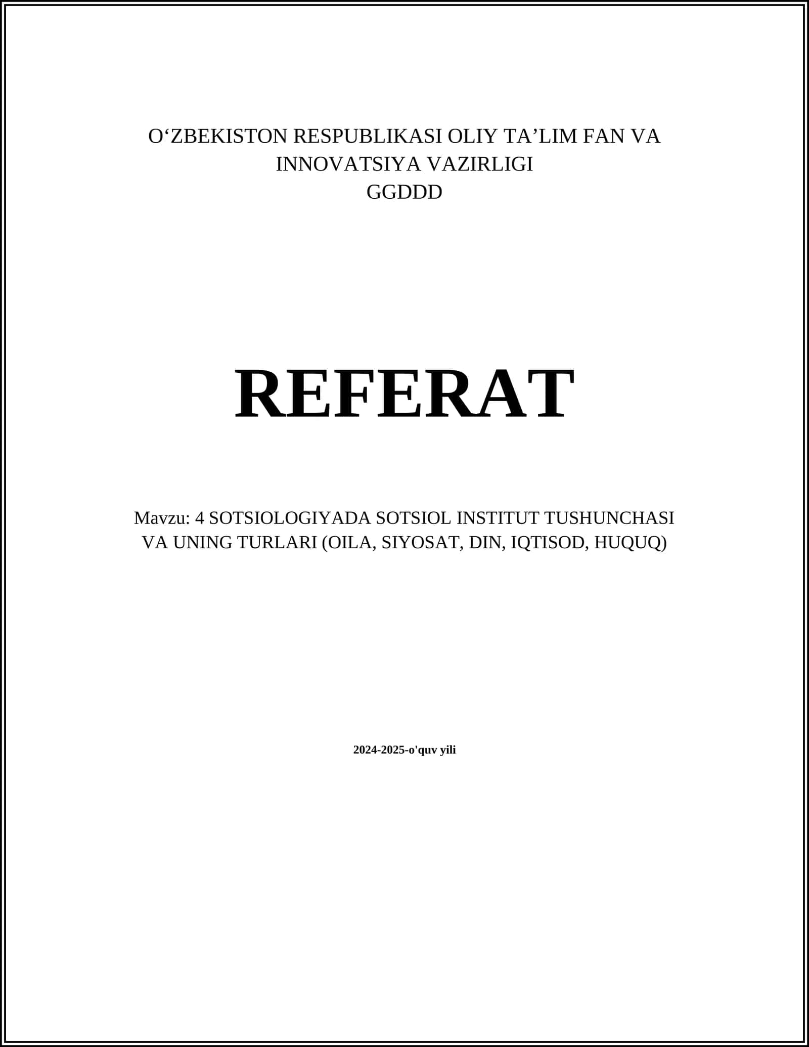 Oila instituti