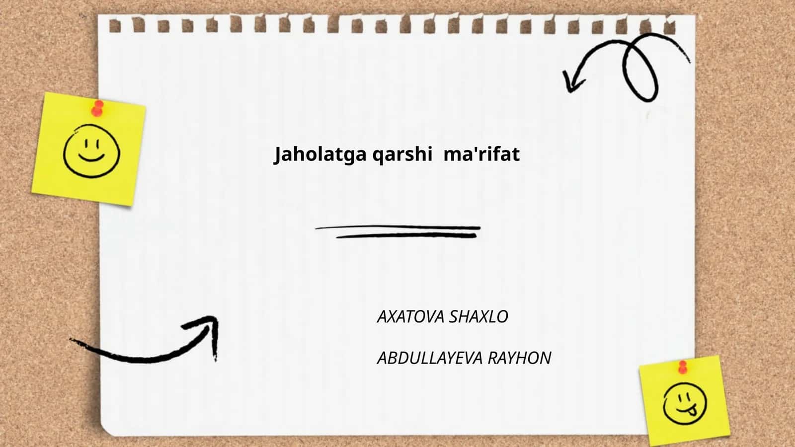 Jaholatga qarshi ma'rifat