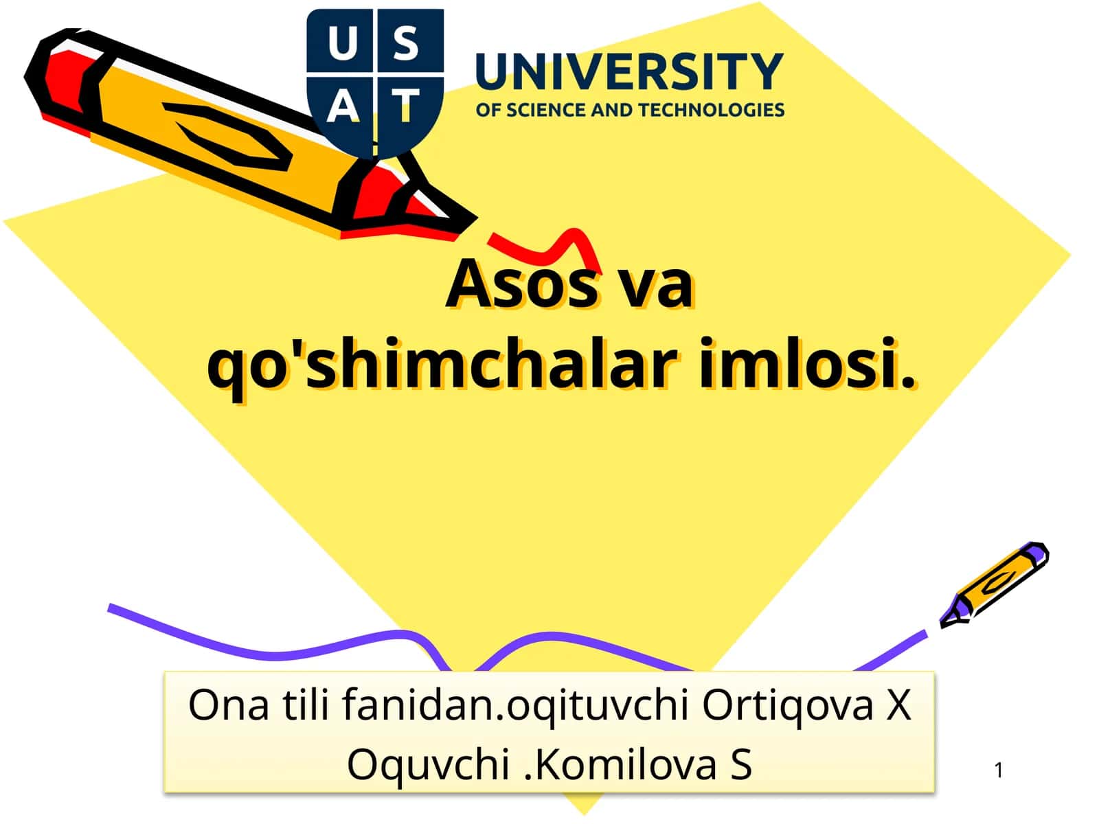 Asos va qo'shimchalar imlosi