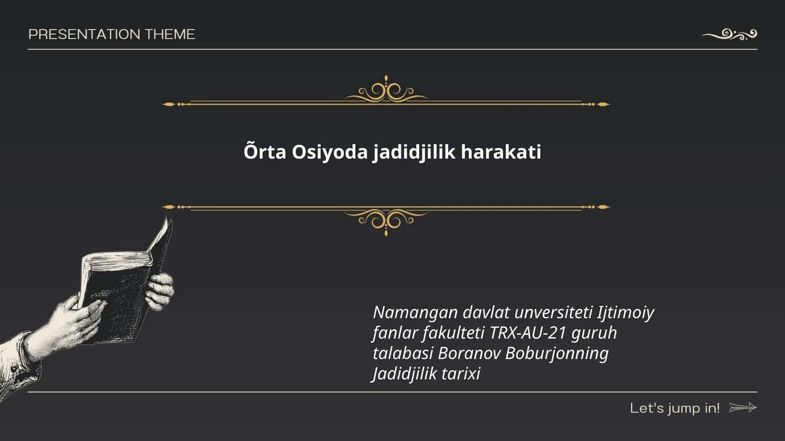 Jadidjilik tarixi