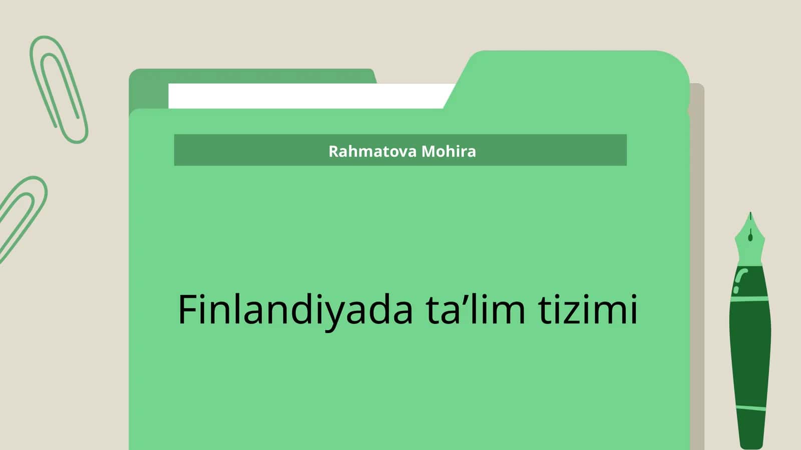 Finlandiyada taʼlim tizimi