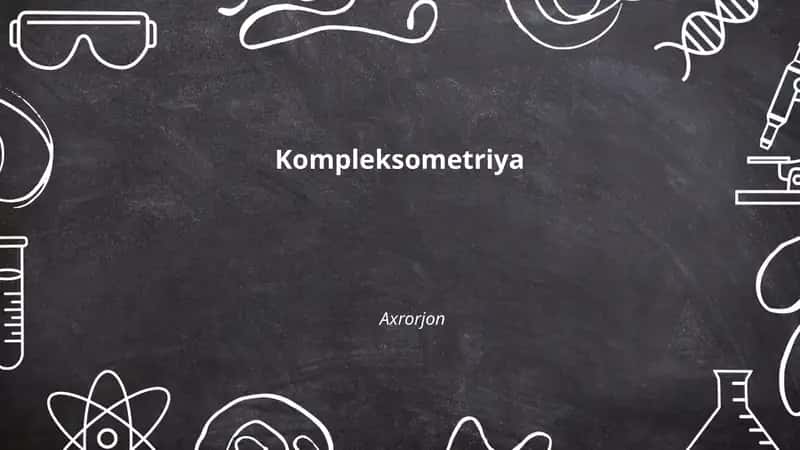 Kompleksometriya