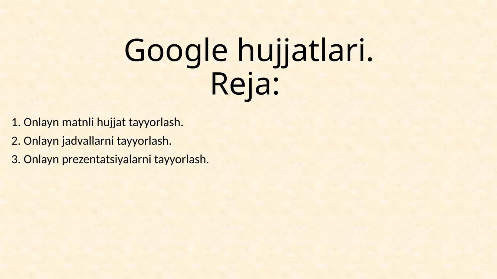 Google hujjatlari