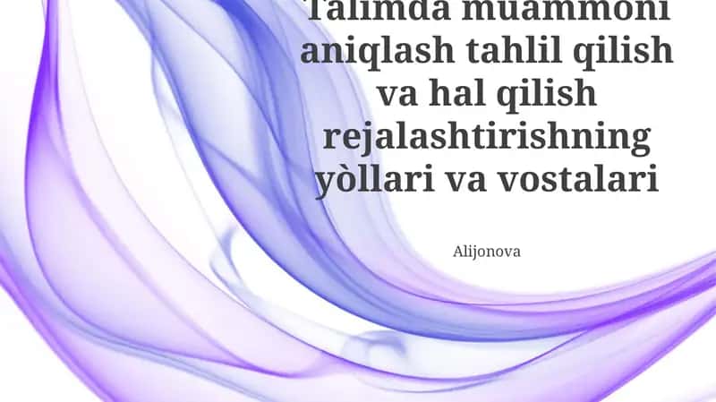 Yechim Rejasi va Rivojlantirish