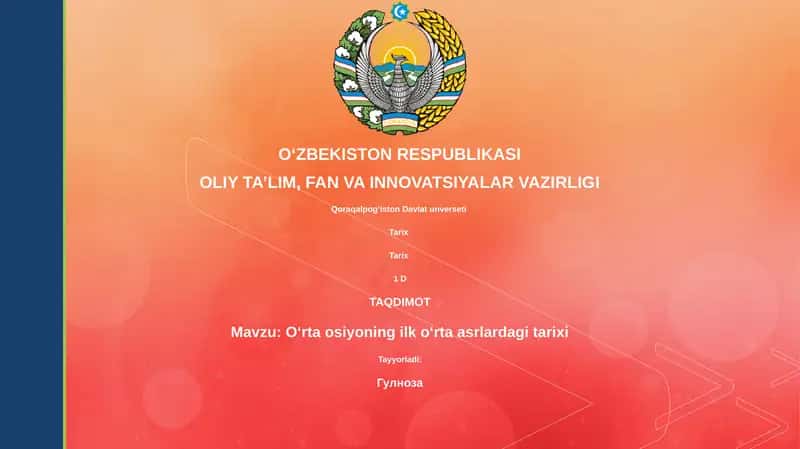 Oʻrta osiyoning ilk oʻrta asrlardagi tarixi
