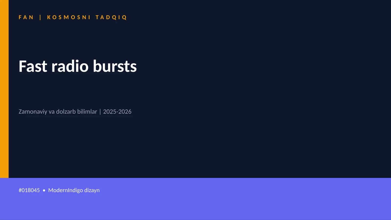 KOSMOSNI TADQIQ