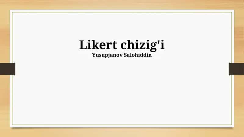 Likert chizig'i