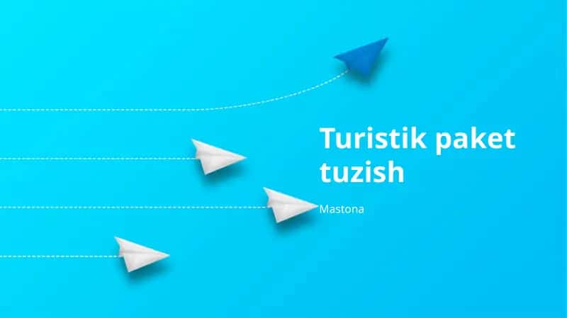 Turistik paket tuzish
