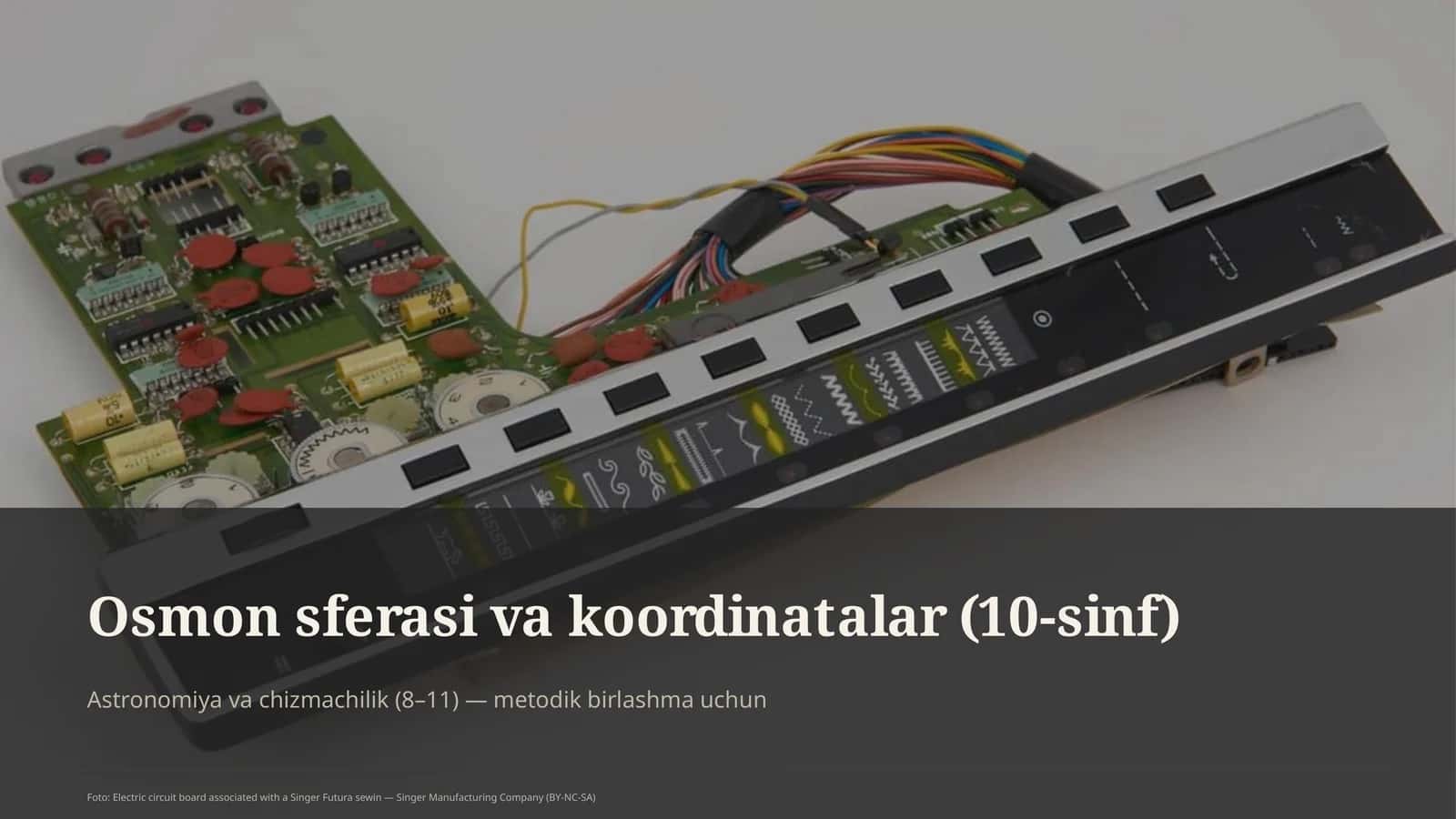 Osmon sferasi va koordinatalar (10-sinf)