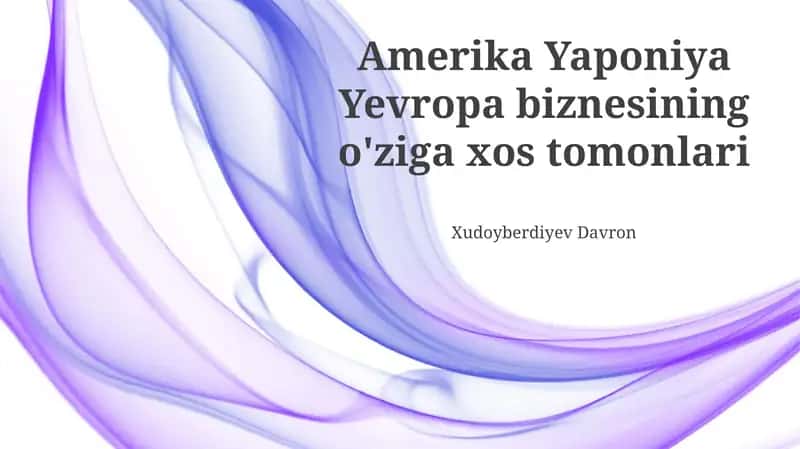 Yevropa biznes madaniyati: Xilma-xillik va hamkorlik