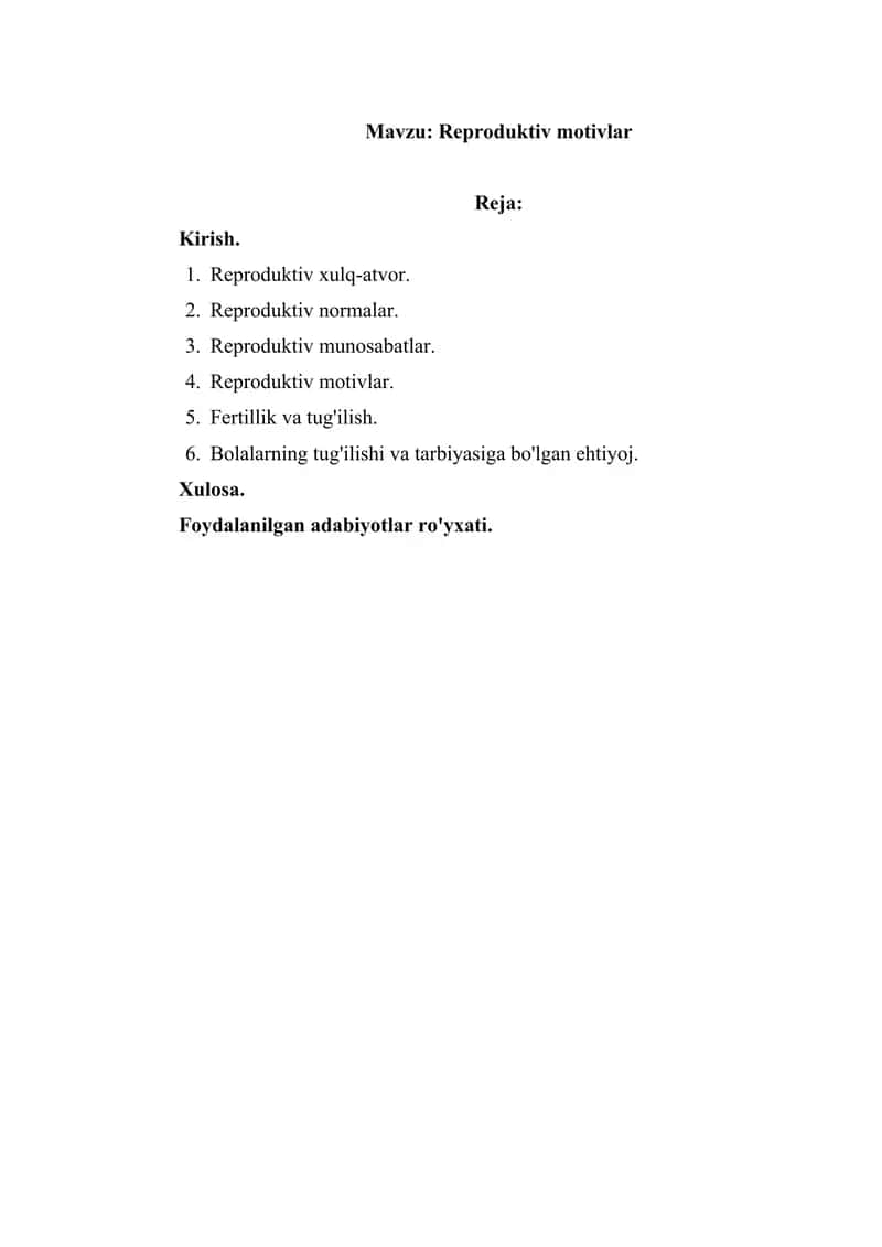 Reproduktiv motivlar
