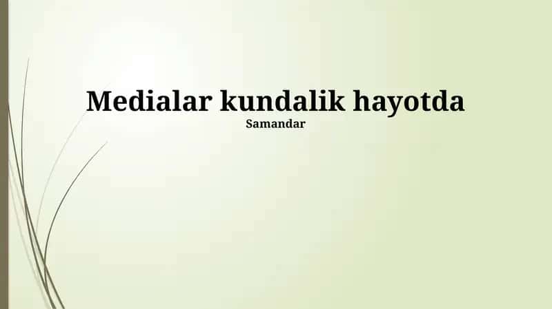 Ommaviy axborot vositalari