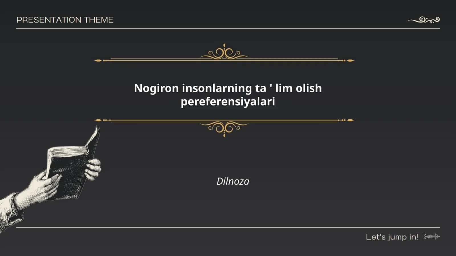 Nogiron insonlar uchun inkluziv ta'lim metodlari