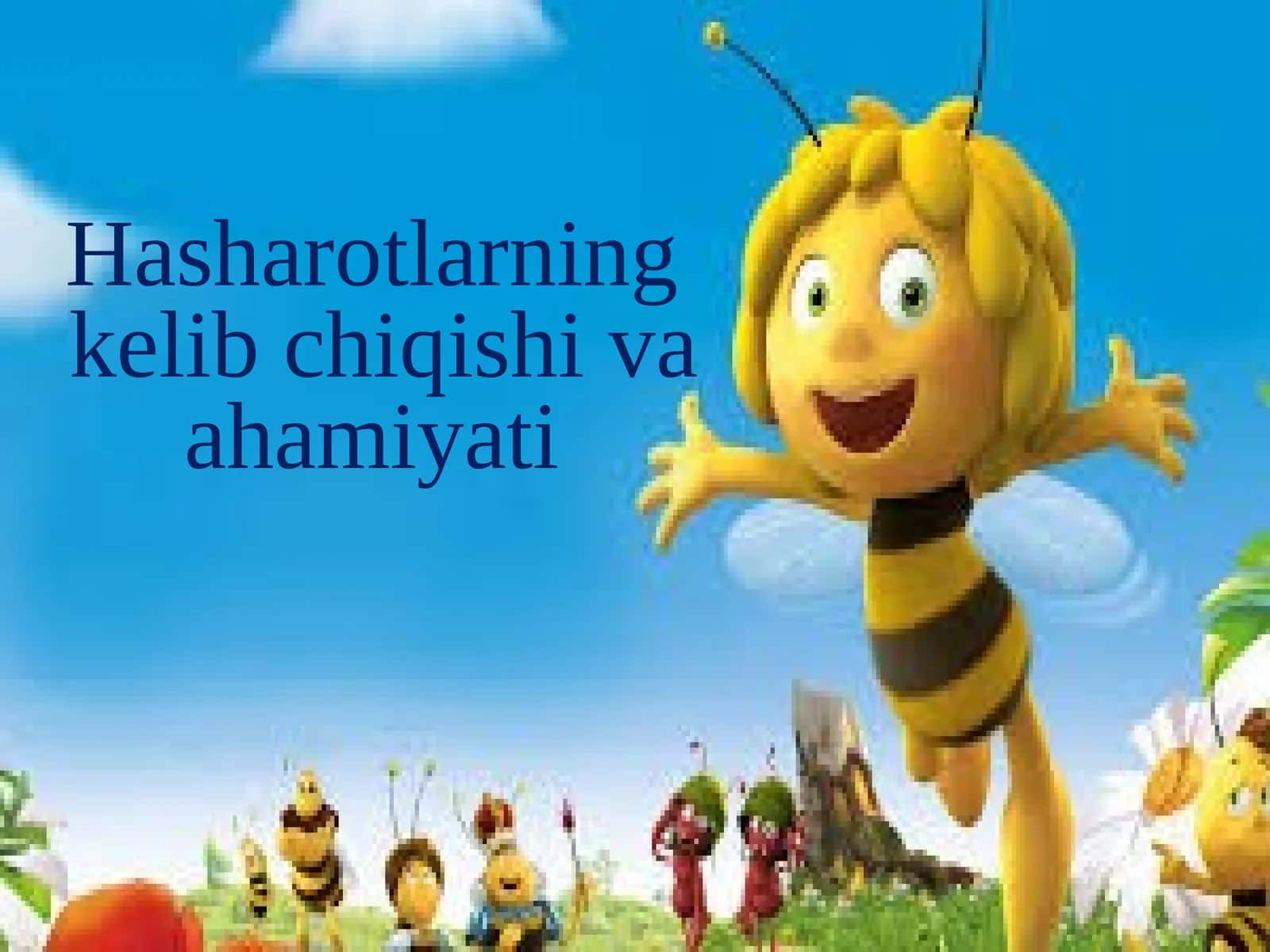 Hasharotlarning kelib chiqishi va ahamiyati
