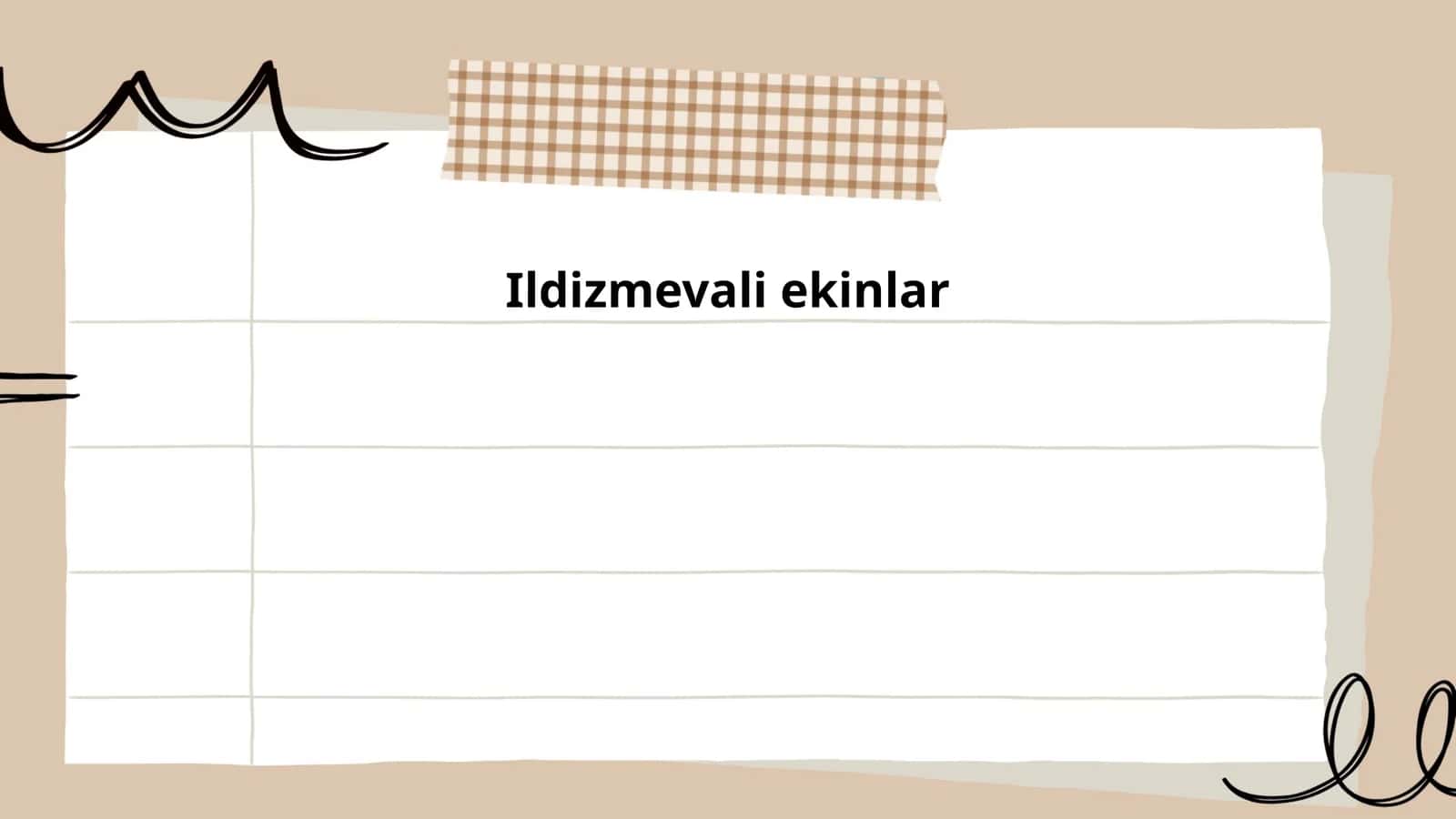 Ildizmevali ekinlar