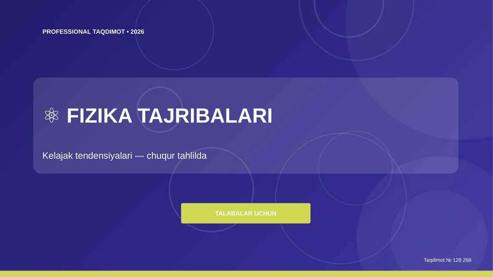 Fizika Tajribalari: Kelajak Tendensiyalari
