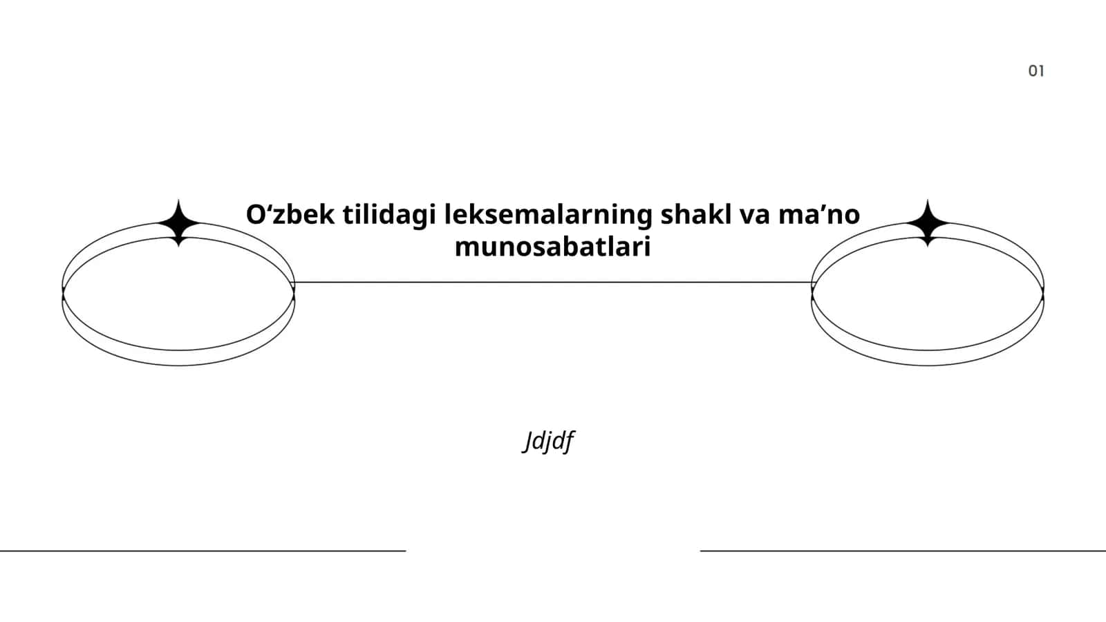 Oʻzbek tilidagi leksemalarning shakl va maʼno munosabatlari