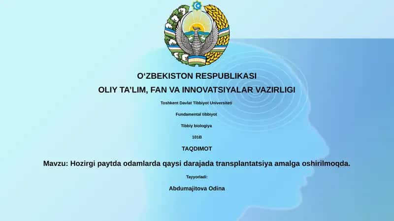 Organ transplantatsiyasi