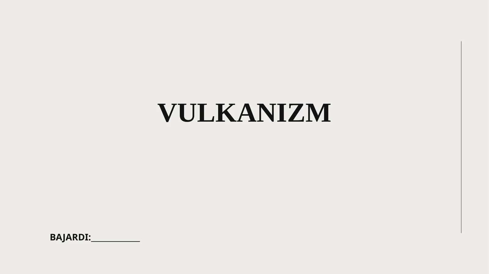 VULKANIZM