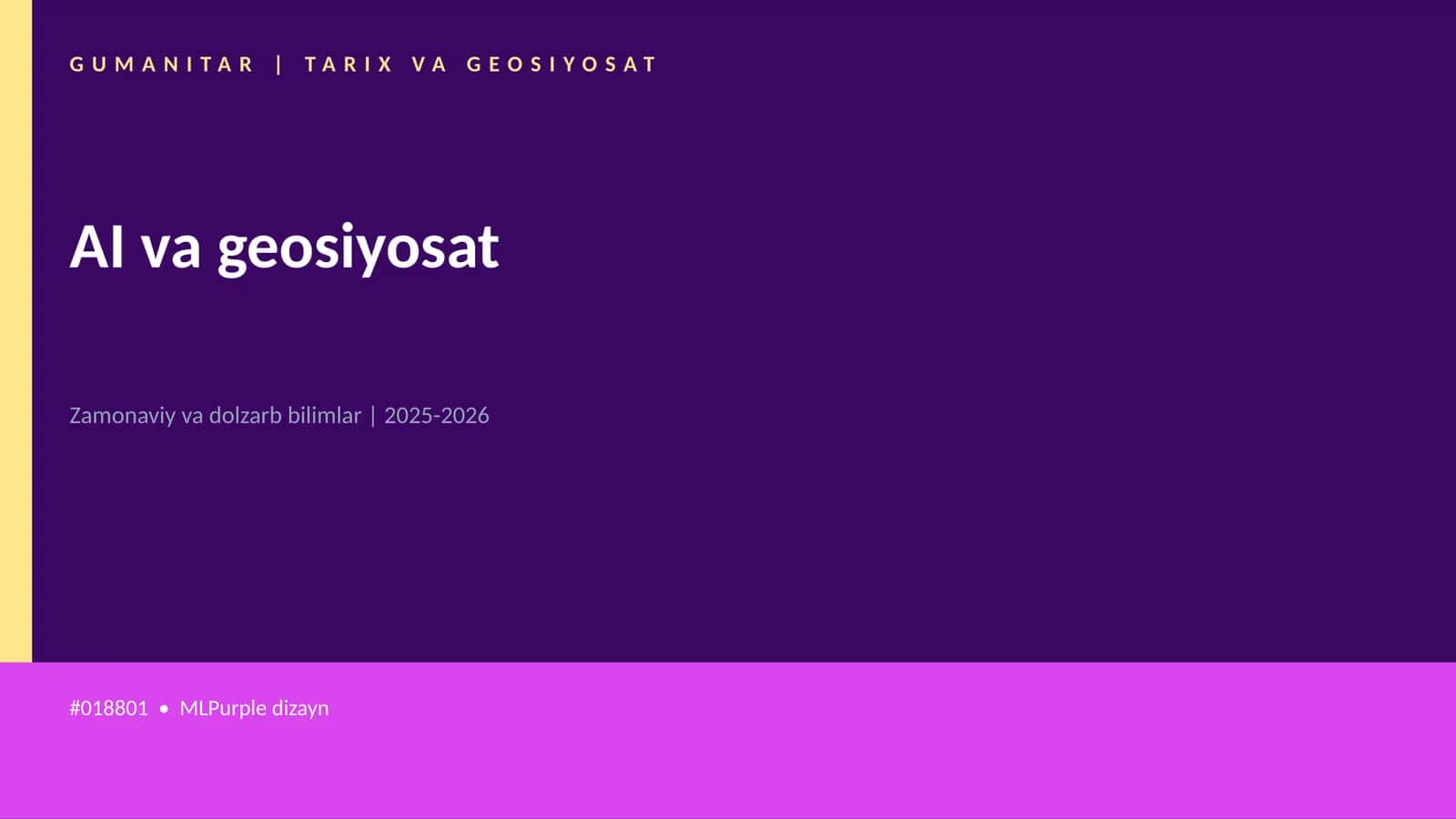 AI va geosiyosat