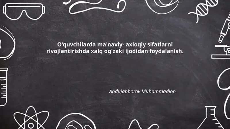 Ma'naviy-axloqiy tarbiya
