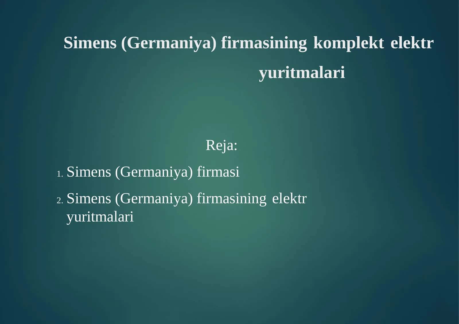Simens Elektr motorlari