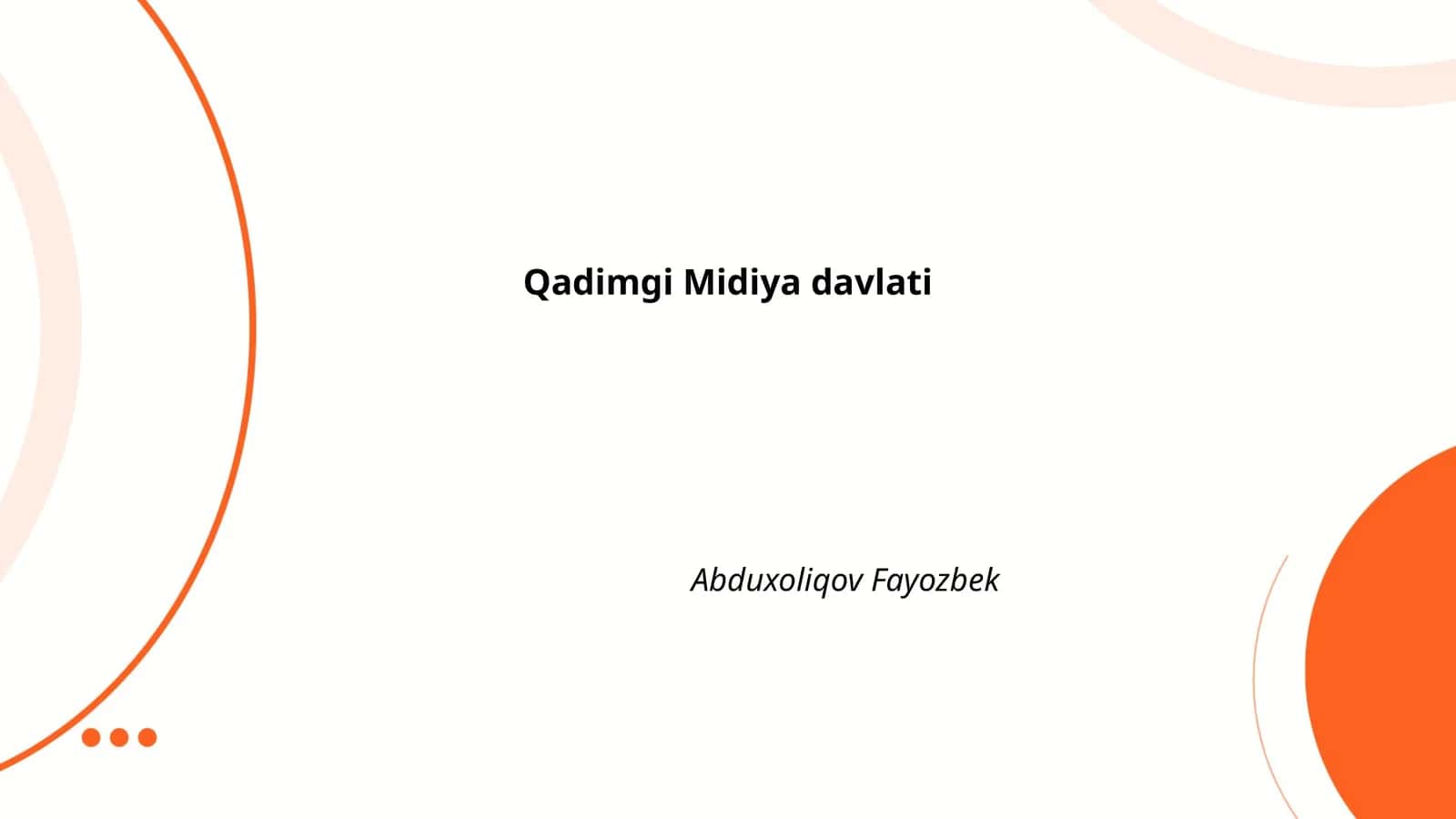 Midiya davlati tarixi