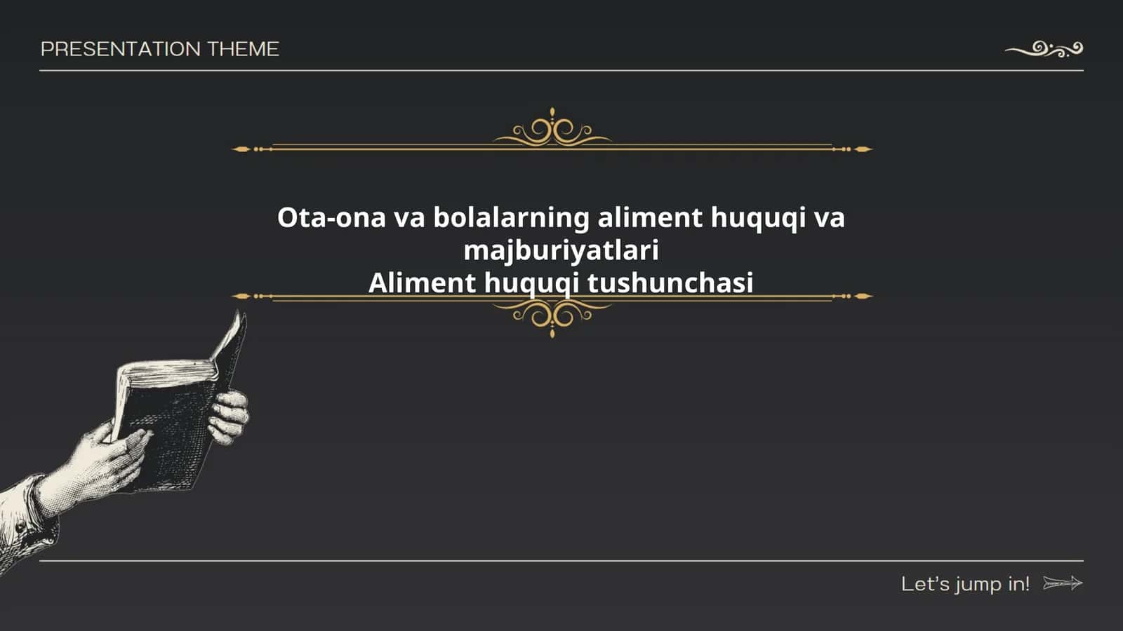 Aliment huquqi va majburiyatlari