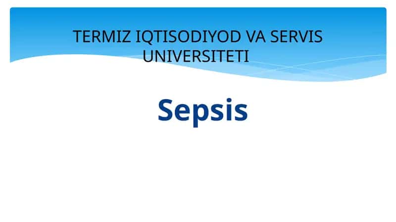 Sepsis