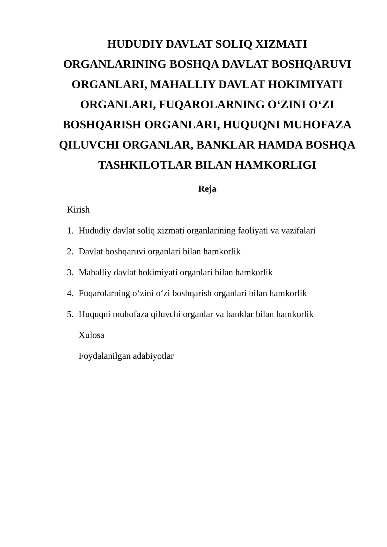 Davlat Soliq Xizmati