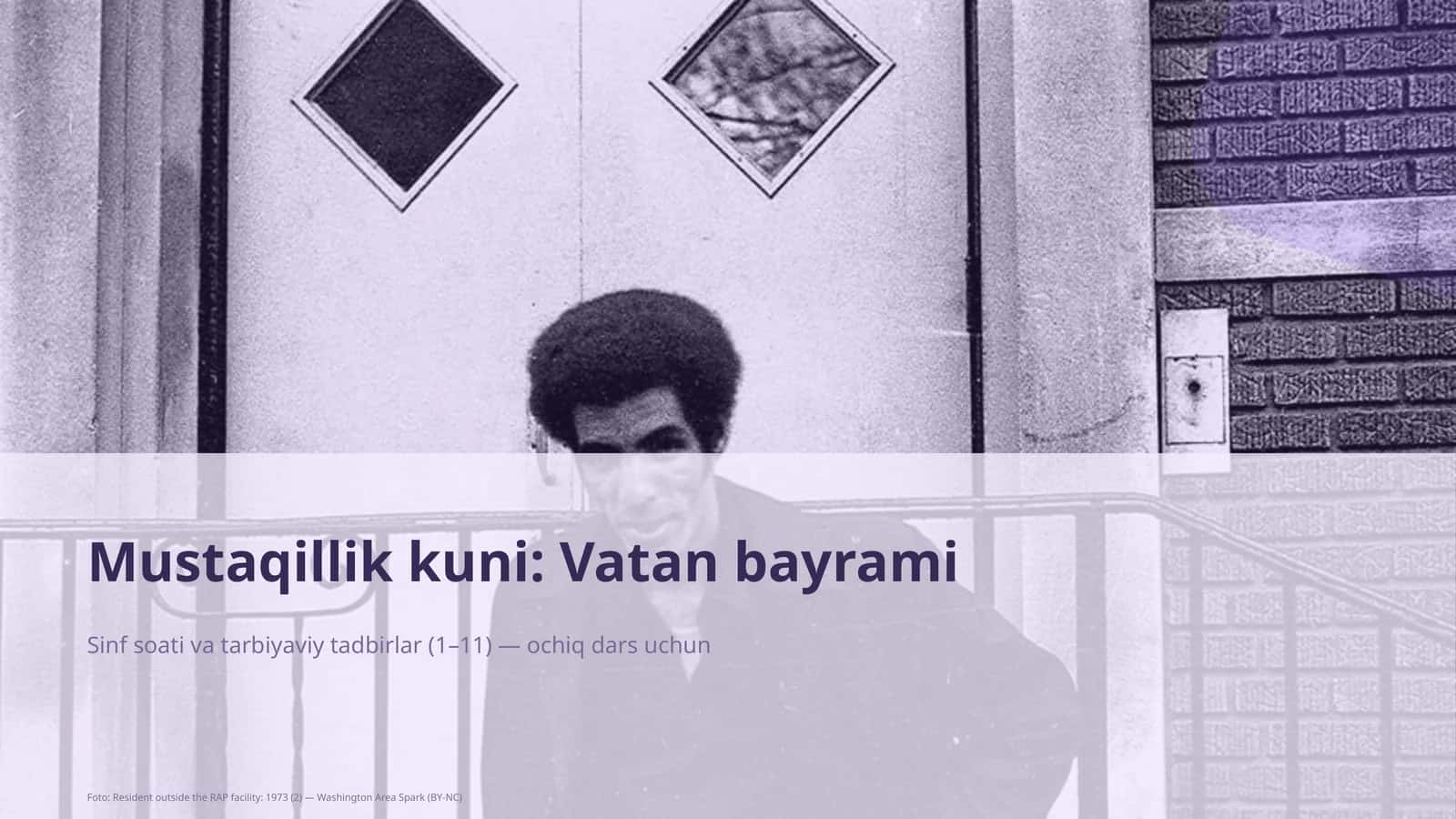 Sinf soati va tarbiyaviy tadbirlar