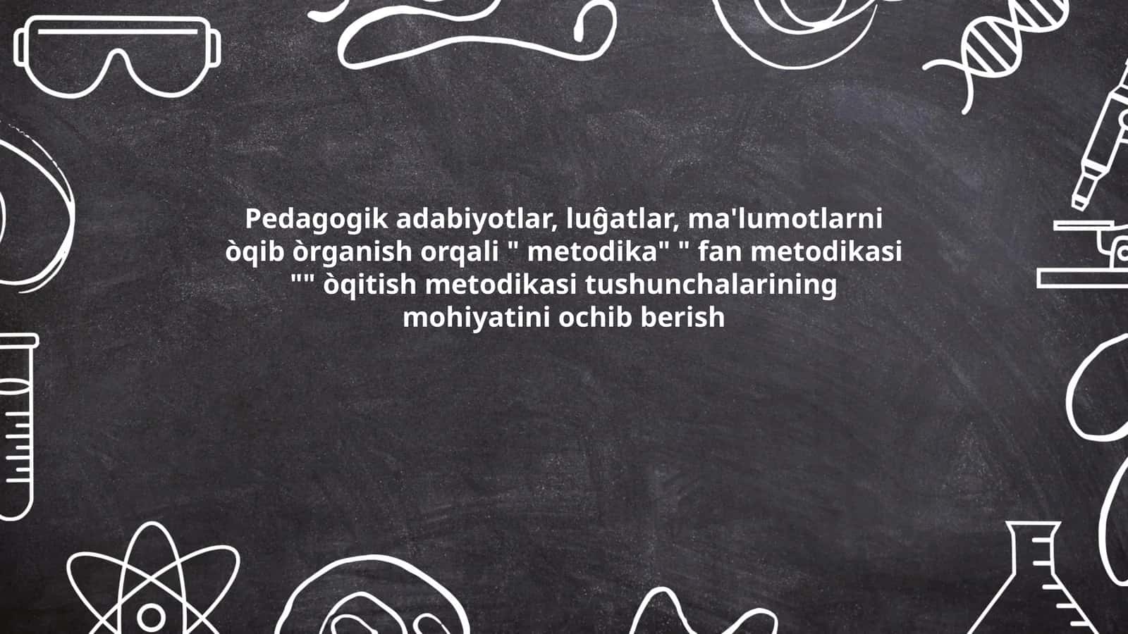 Pedagogik adabiyotlar