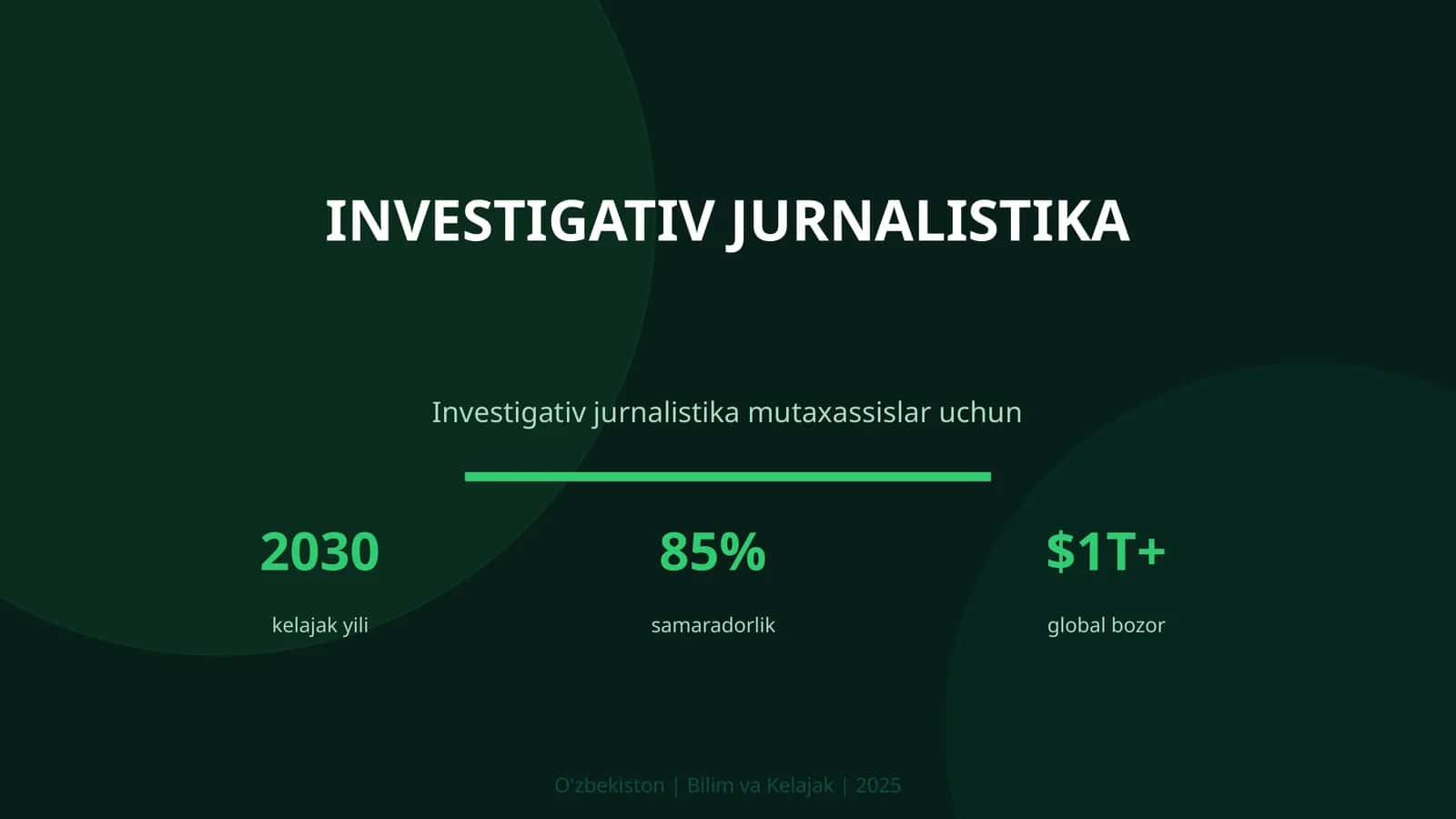 INVESTIGATIV JURNALISTIKA