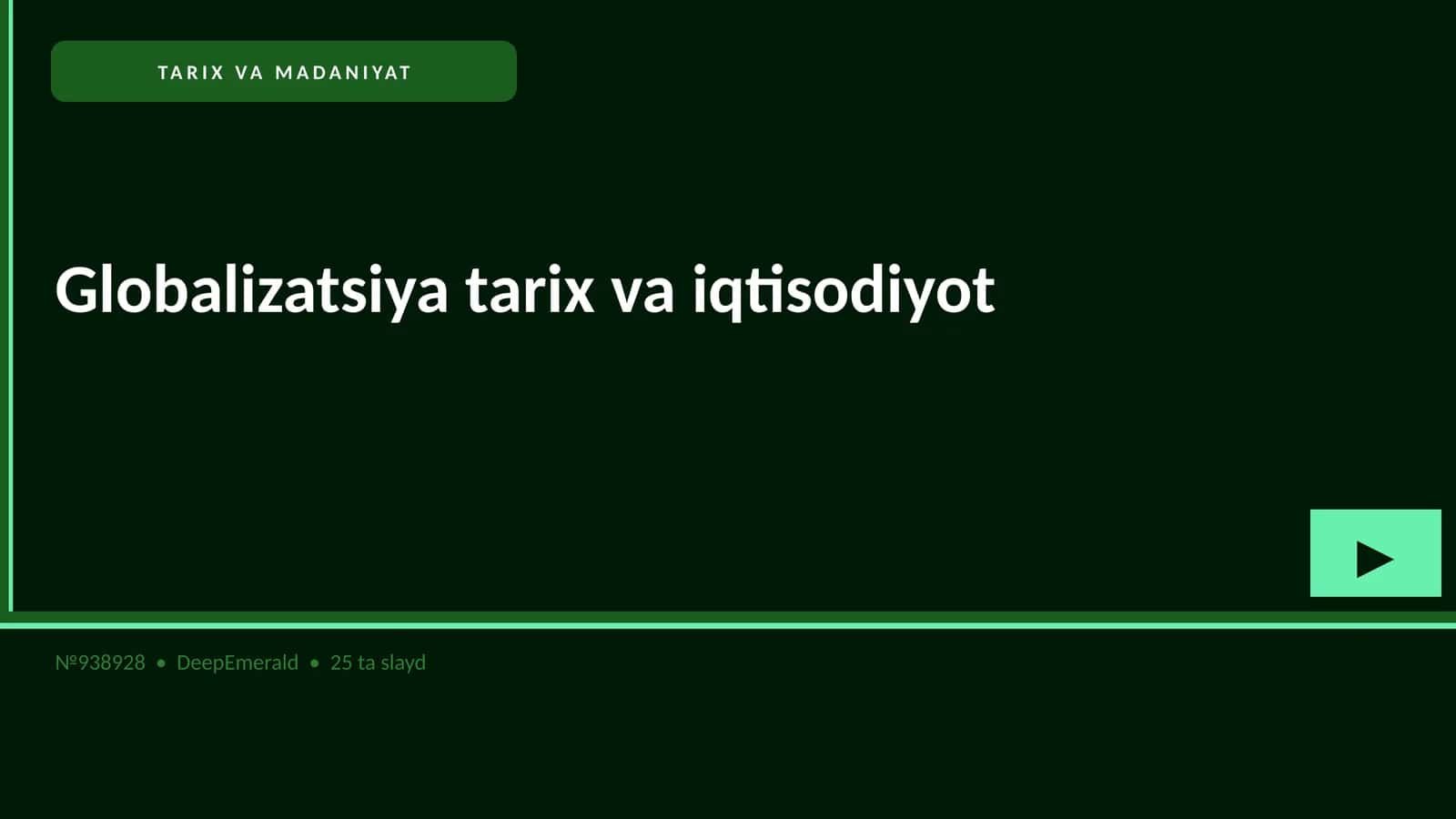 Globalizatsiya tarix va iqtisodiyot