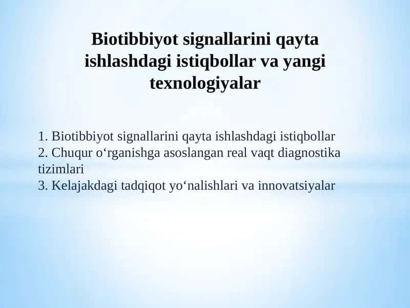 Taqdimot (Presentation)