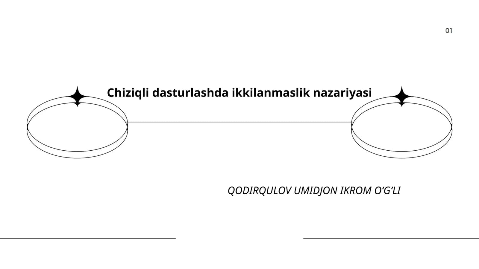 Chiziqli dasturlashda ikkilanmaslik nazariyasi