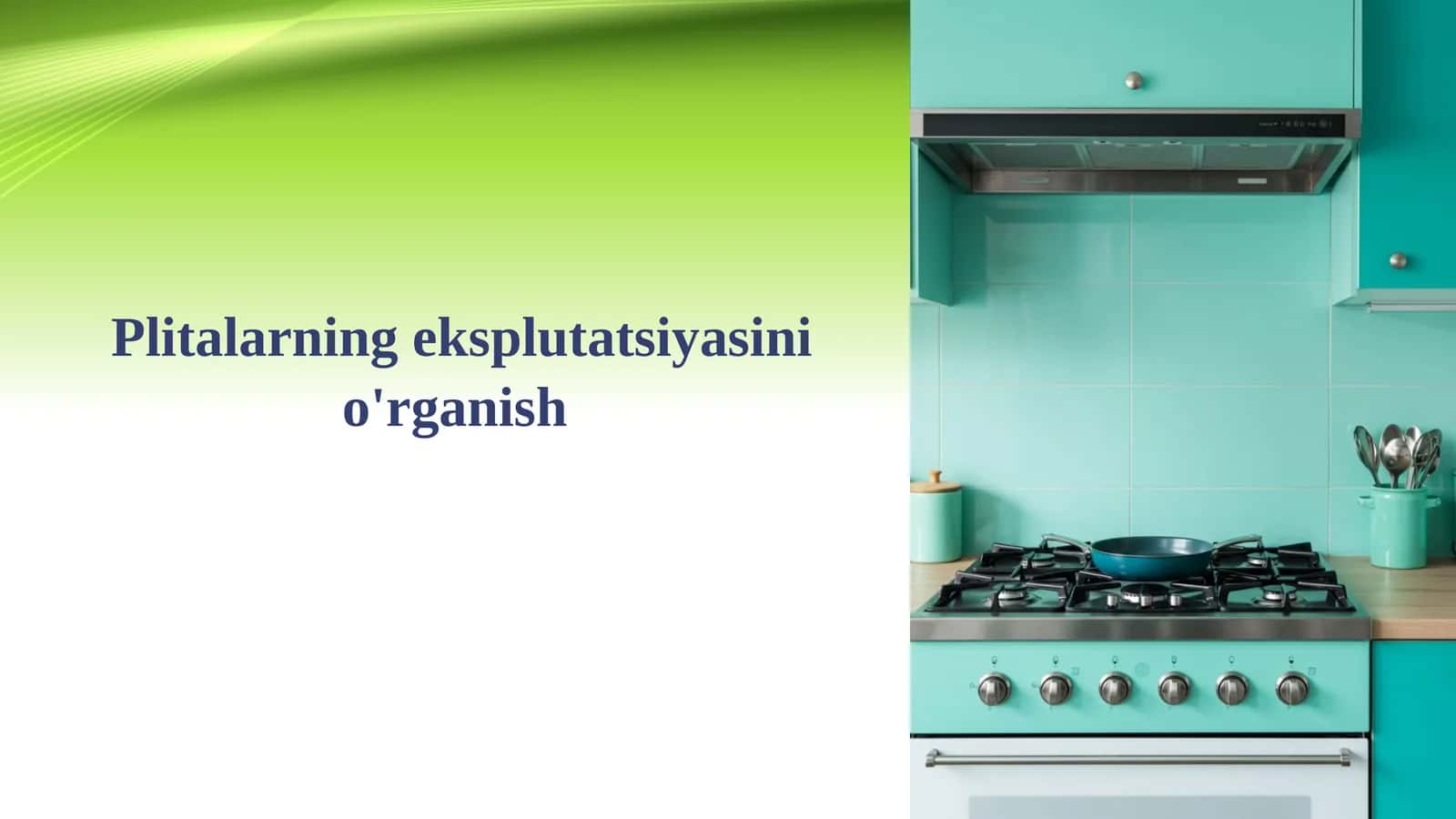Oshxona plitalarining turlari va ularning asosiy xususiyatlari